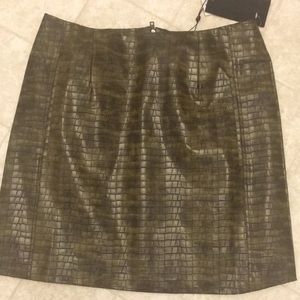 Kendall and Kylie pleather mini skirt